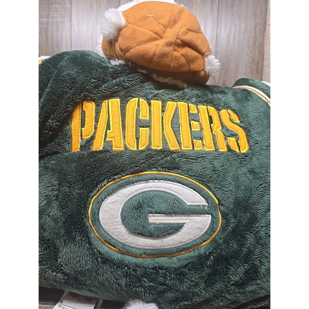 Green Bay Packers Vintage‎ Helmet NFL 18" Pro Football Plush Pillow Pets Large